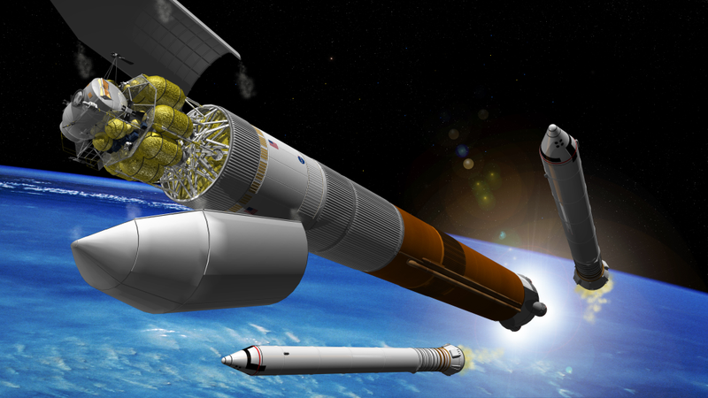 Illustration for article titled Lunar Dreams: 40 Classic Moon Exploration Paintings